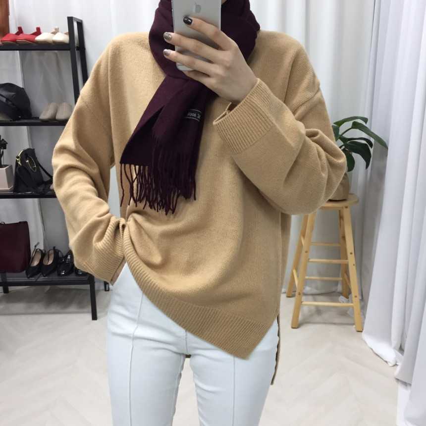 Wool 100 muffler 7color Wool shawl Winter item coo
