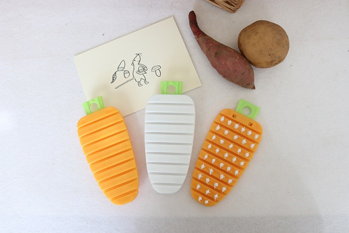 Scrubber Dish Washing Vegetable Brush White, Orang