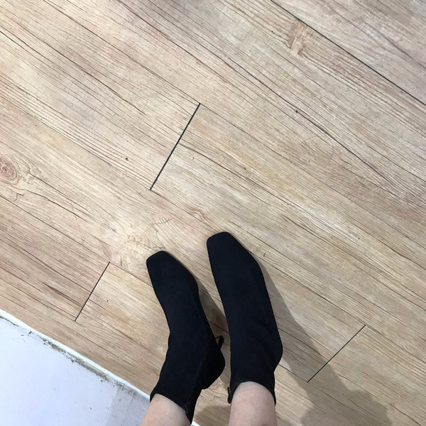 Suede angle boots 30s Women's high-class design