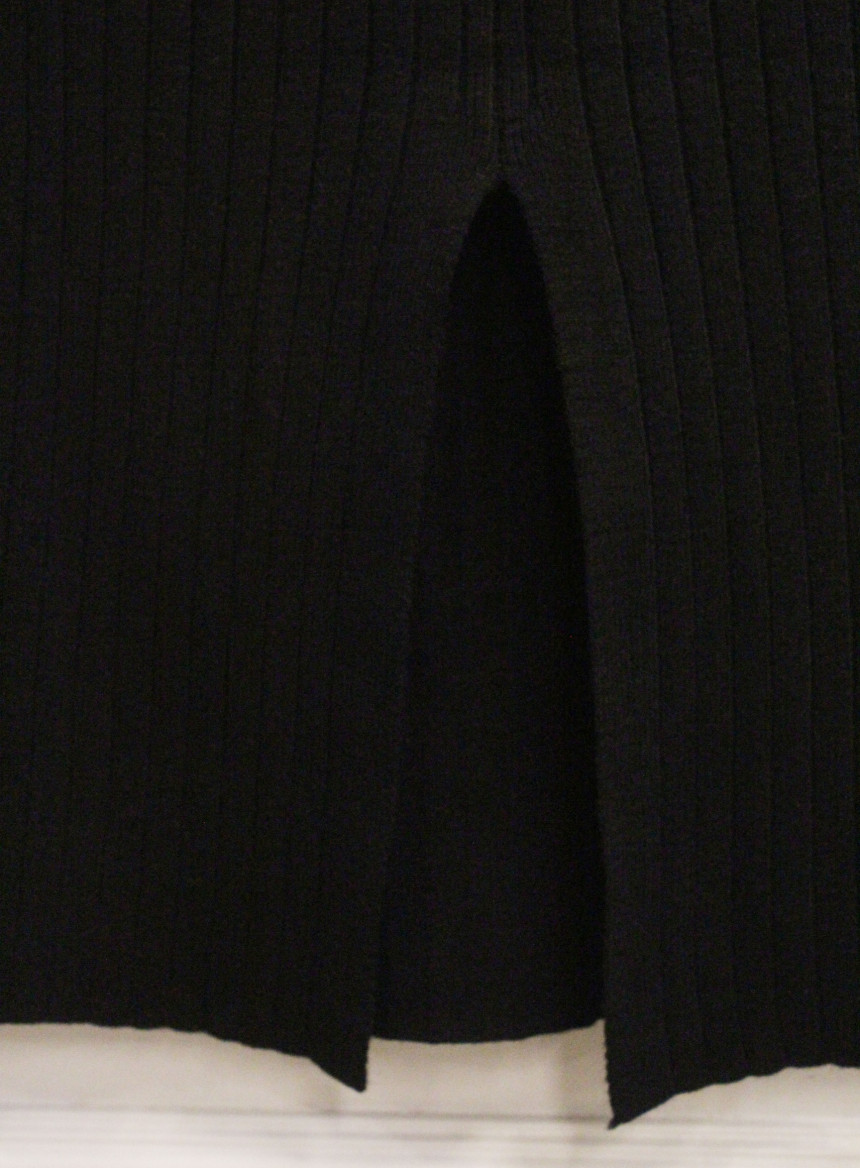 Free Shipping Long-sleeved knit skirt H. line Goli