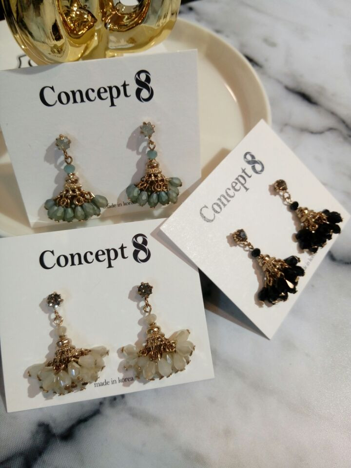 Handmade Surgical Crystal Earrings Gorgeous One Mo