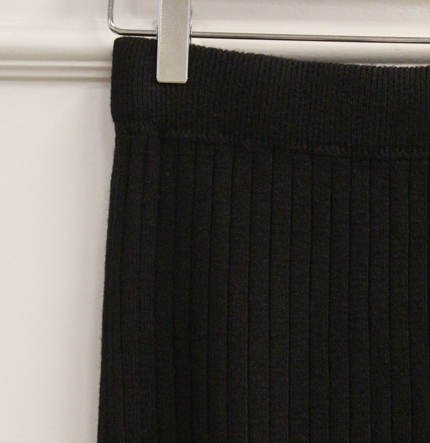 Free Shipping Long-sleeved knit skirt H. line Goli