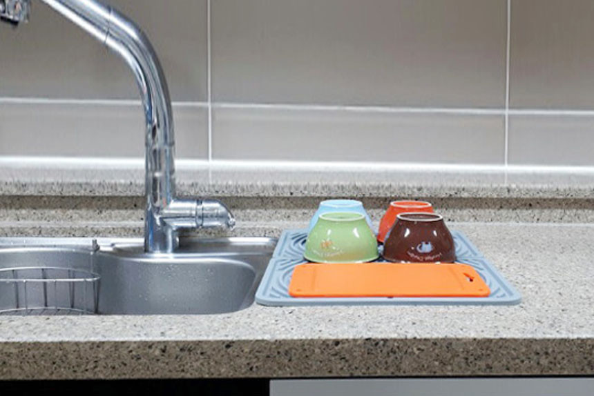 Maze Search Drying Mat 4color Silicone Tool Kitche