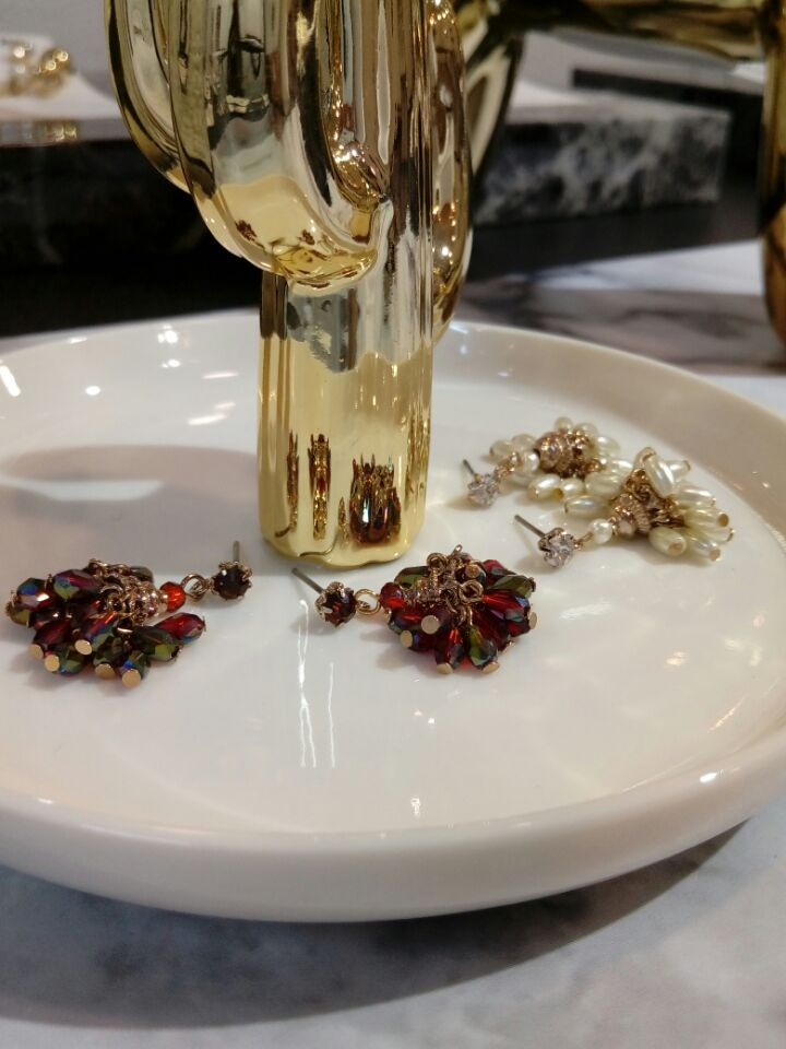 Handmade Surgical Crystal Earrings Gorgeous One Mo