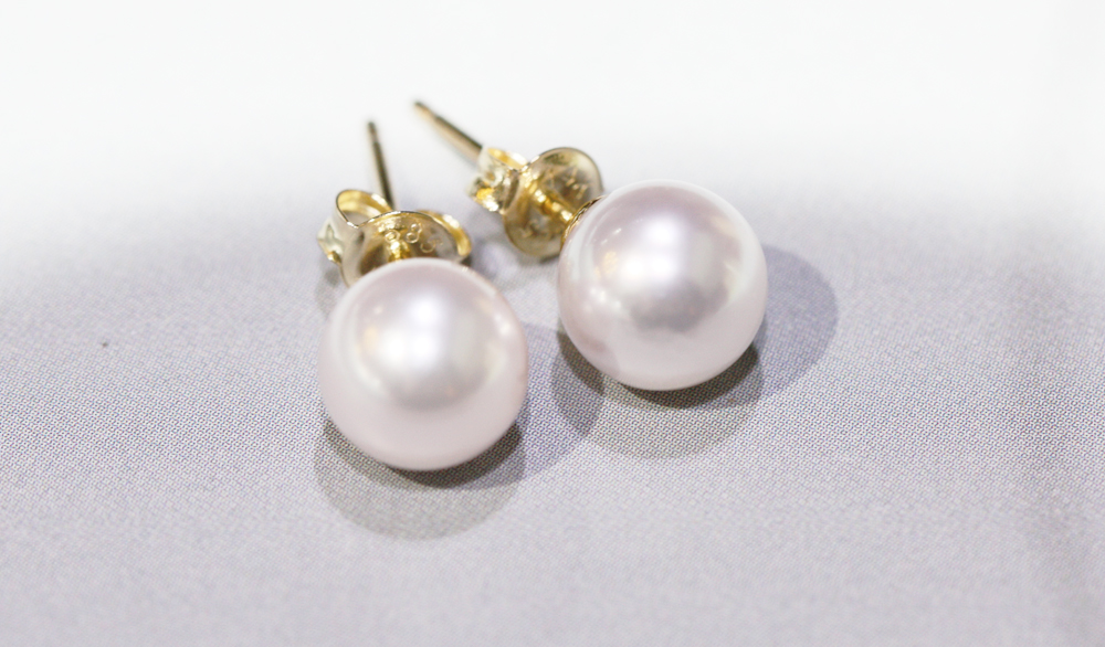 14K 18K 단아한 아코야 해수 진주귀걸이 8.5mm 9mm AAA+(감정서 포함)