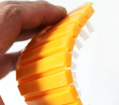 Scrubber Dish Washing Vegetable Brush White, Orang