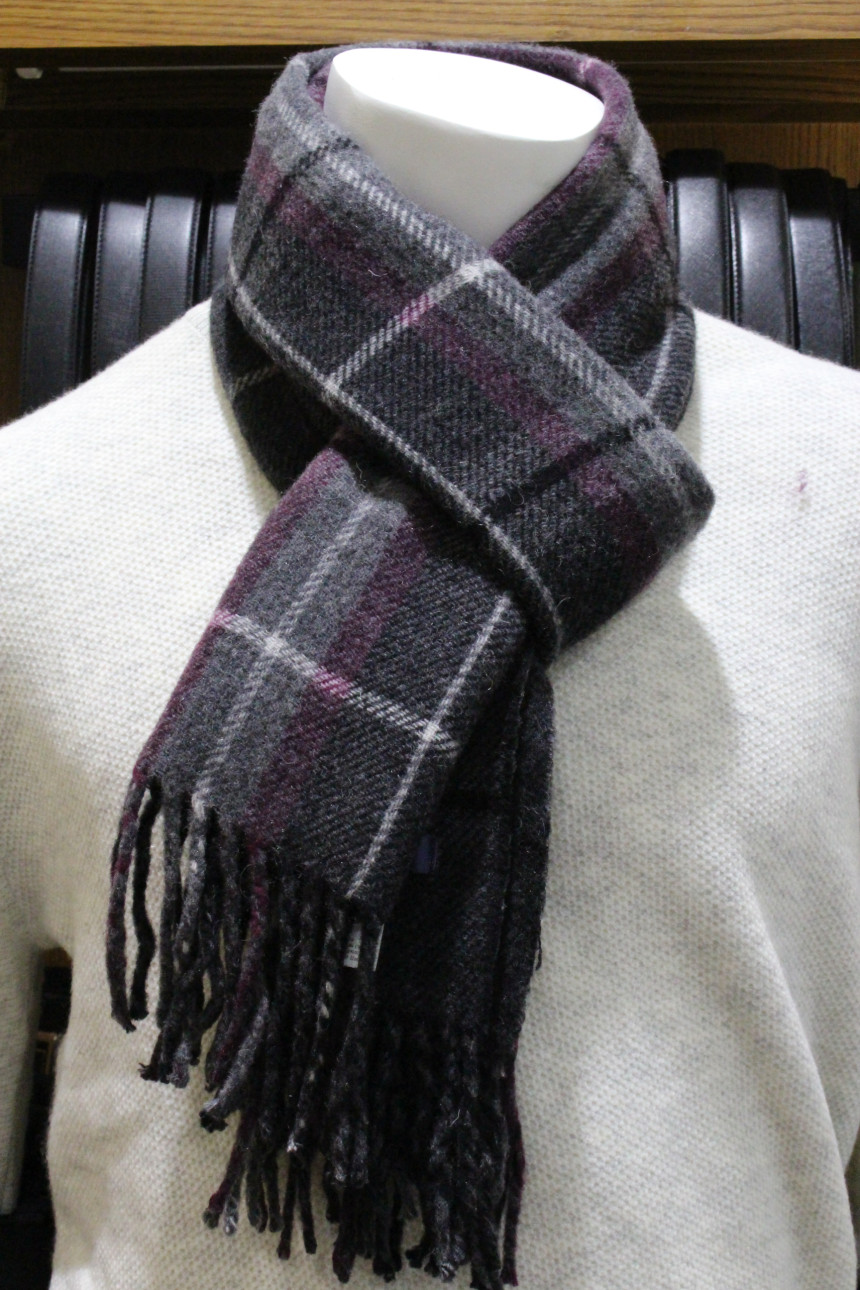 Cashmere Wool Muffler BREEWOOD Men's winter fit