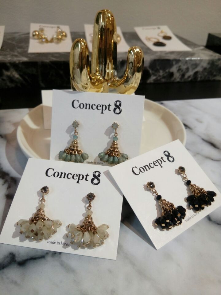 Handmade Surgical Crystal Earrings Gorgeous One Mo