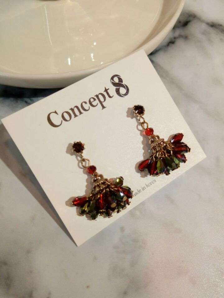 Handmade Surgical Crystal Earrings Gorgeous One Mo