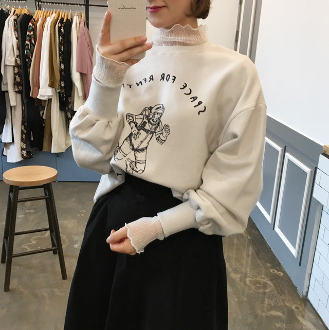 High-waisted button Long skirt Winter button A-lin