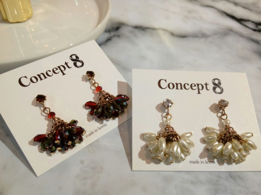 Handmade Surgical Crystal Earrings Gorgeous One Mo