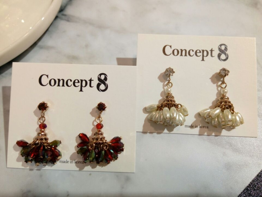 Handmade Surgical Crystal Earrings Gorgeous One Mo