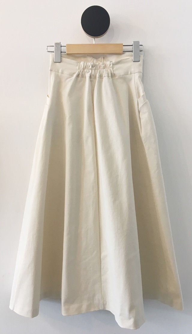 High-waisted button Long skirt Winter button A-lin