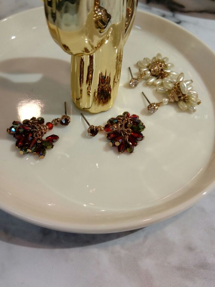 Handmade Surgical Crystal Earrings Gorgeous One Mo