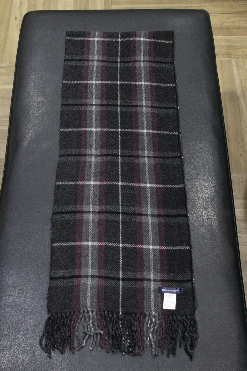 Cashmere Wool Muffler BREEWOOD Men's winter fit