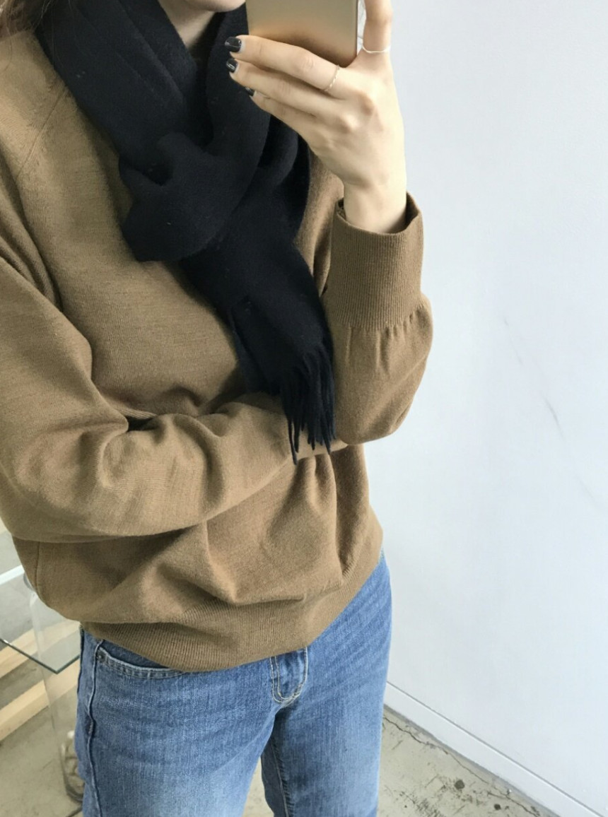 Good quality wool 100 muffler Modern sense of styl