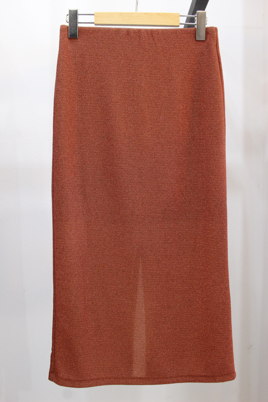 h line sparkling long skirt high waist year-end lo