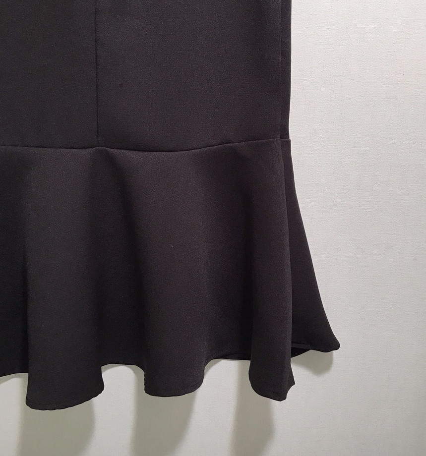 High-waisted Mermaid Skirt Autumn Long Tiered Long