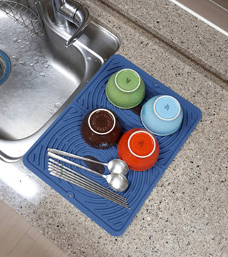 Pastel Silicone drift mat kitchen Drying table Dom