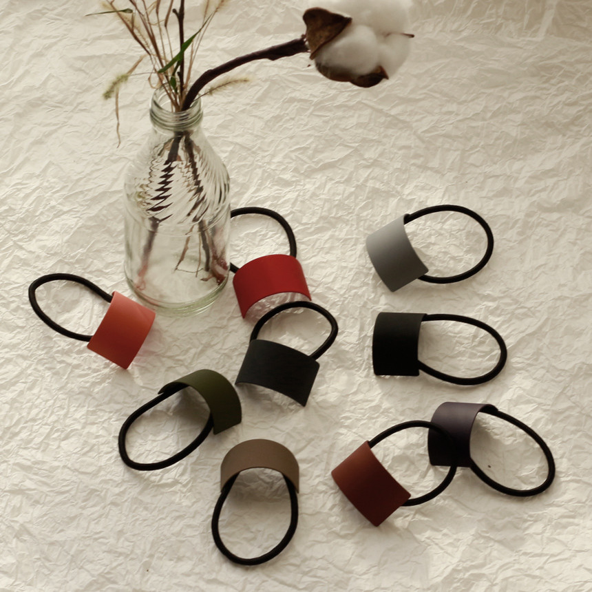 Hair Accessories Toning Matte Hair Strap 9color Fl