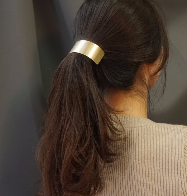 Hair Accessories Simple matte metal ponytail