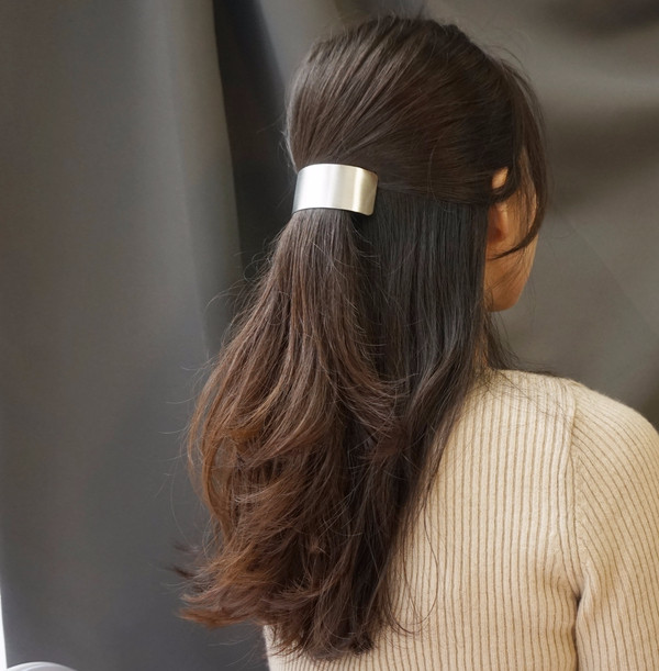 Hair Accessories Simple matte metal ponytail