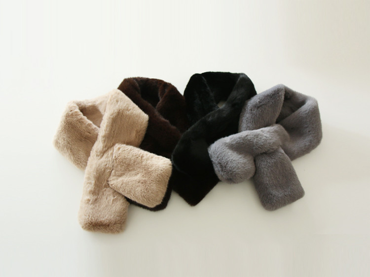 Eco Shawl Rex Muffler Artificial Fur