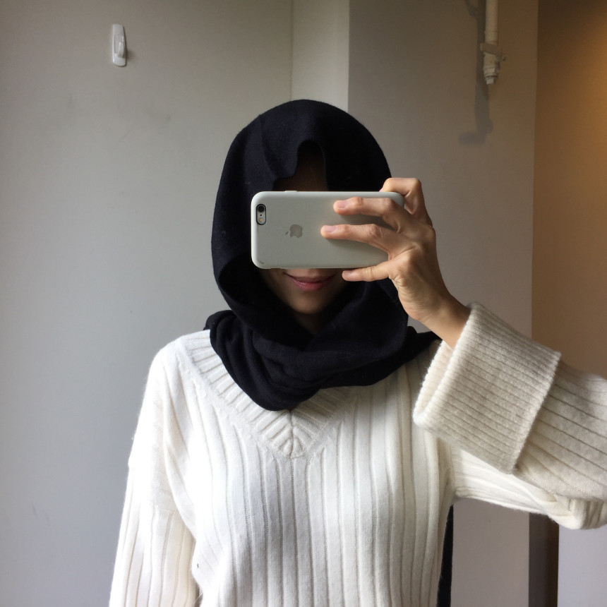 Soft knit muffler
