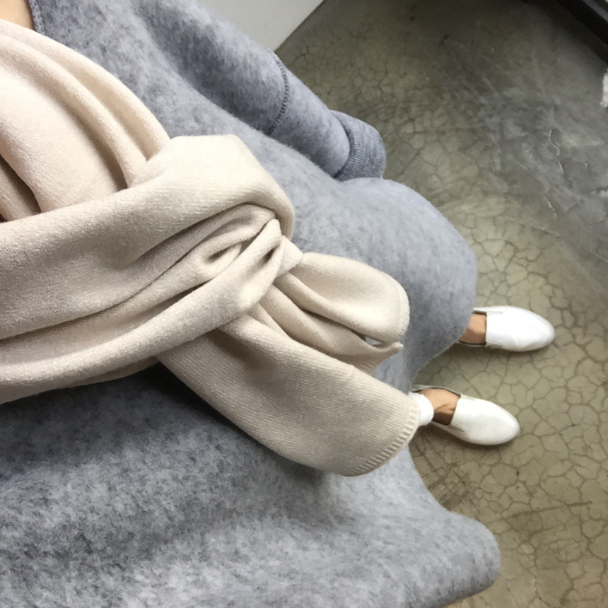 Soft knit muffler