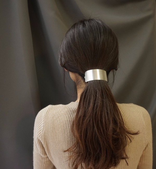 Hair Accessories Simple matte metal ponytail