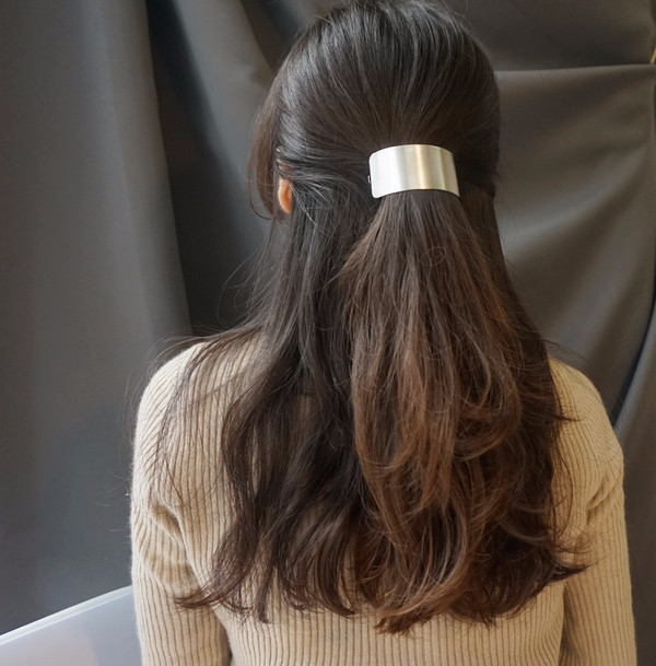 Hair Accessories Simple matte metal ponytail