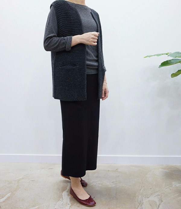 Tight Knit Long Skirt Skirt Fall Clear Slim 30s Wo