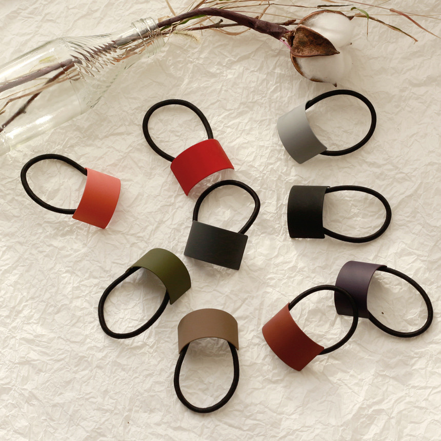 Hair Accessories Toning Matte Hair Strap 9color Fl