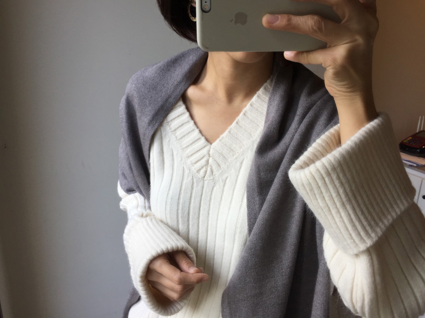 Soft knit muffler