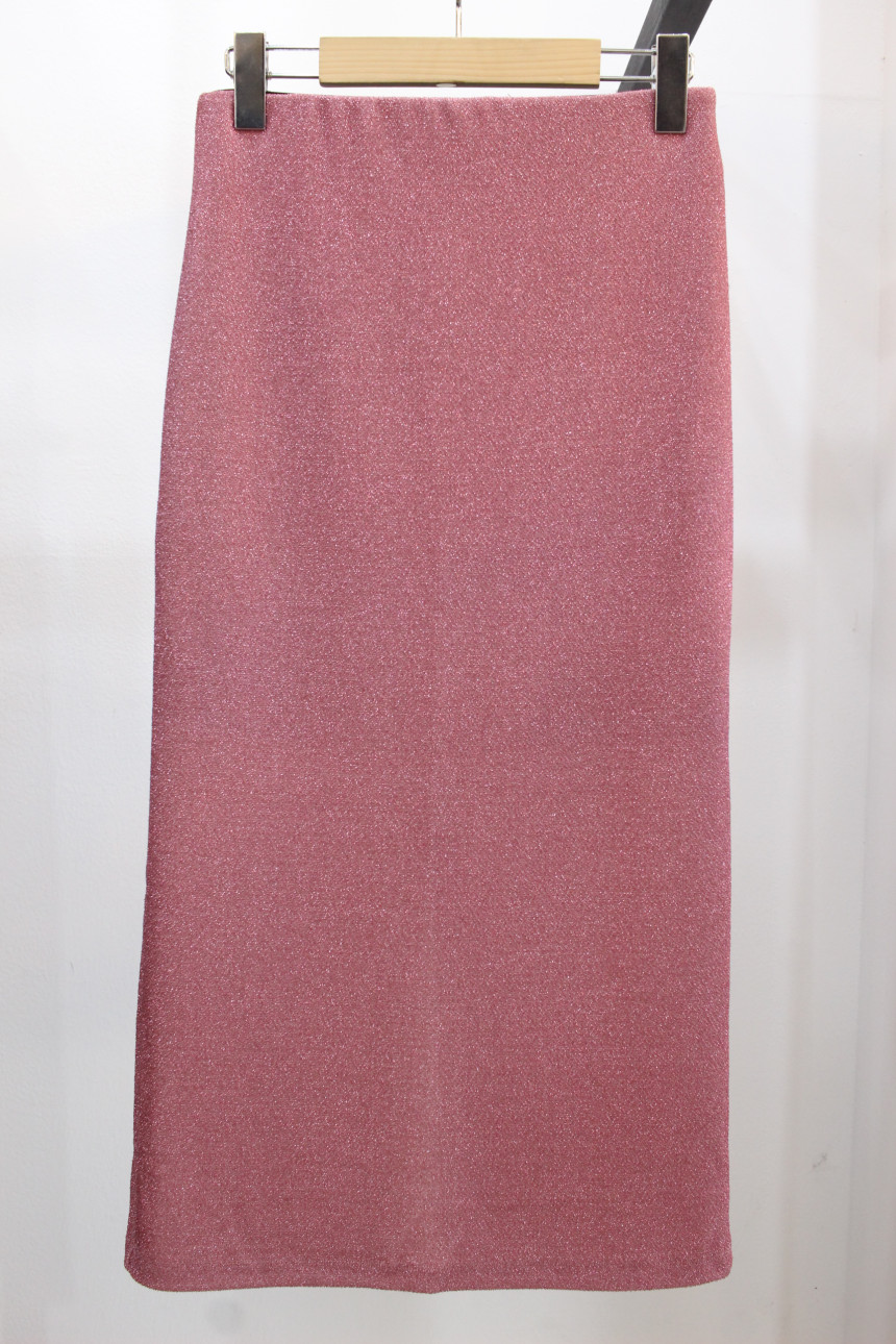 h line sparkling long skirt high waist year-end lo