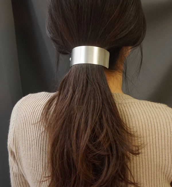 Hair Accessories Simple matte metal ponytail