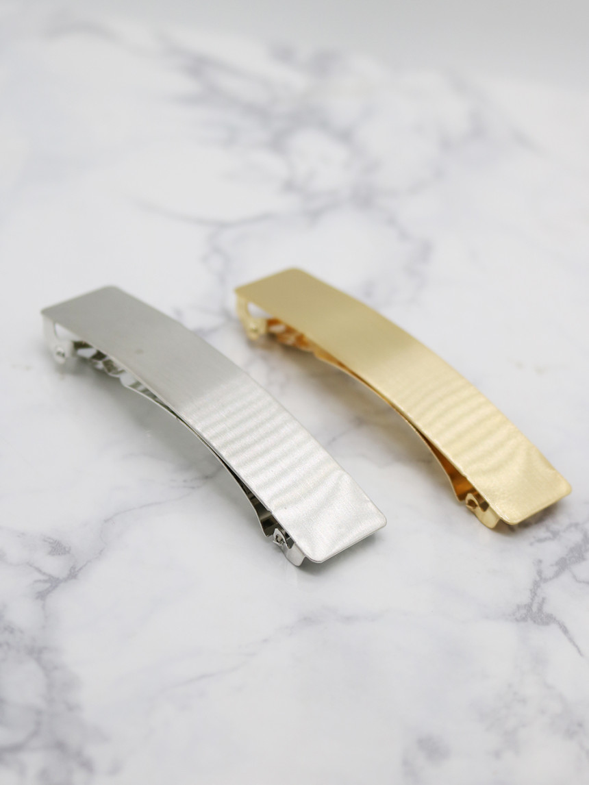 Hair Accessories Modern matte metal automatic hair