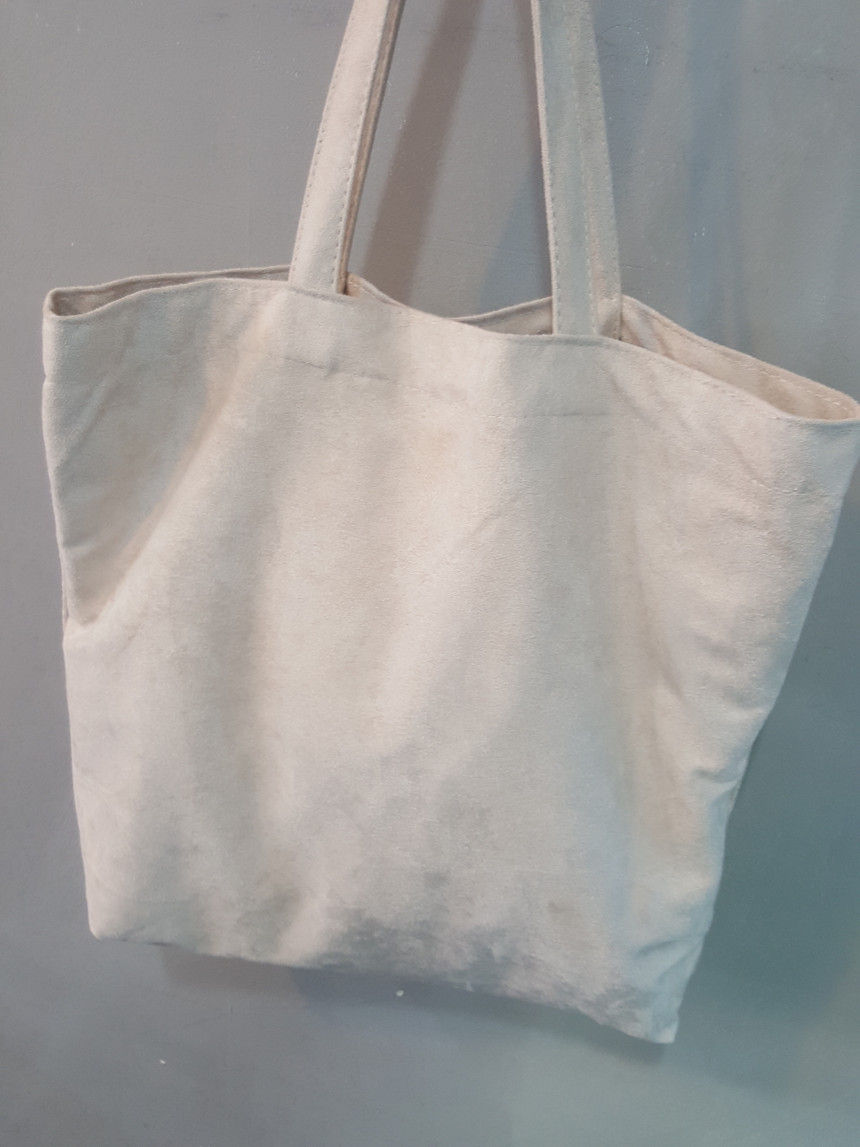 Suede Shopper Eco Bag
