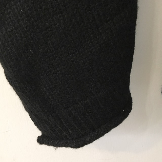 Knit Muffler Longhall Natural Coatable Natural Sha