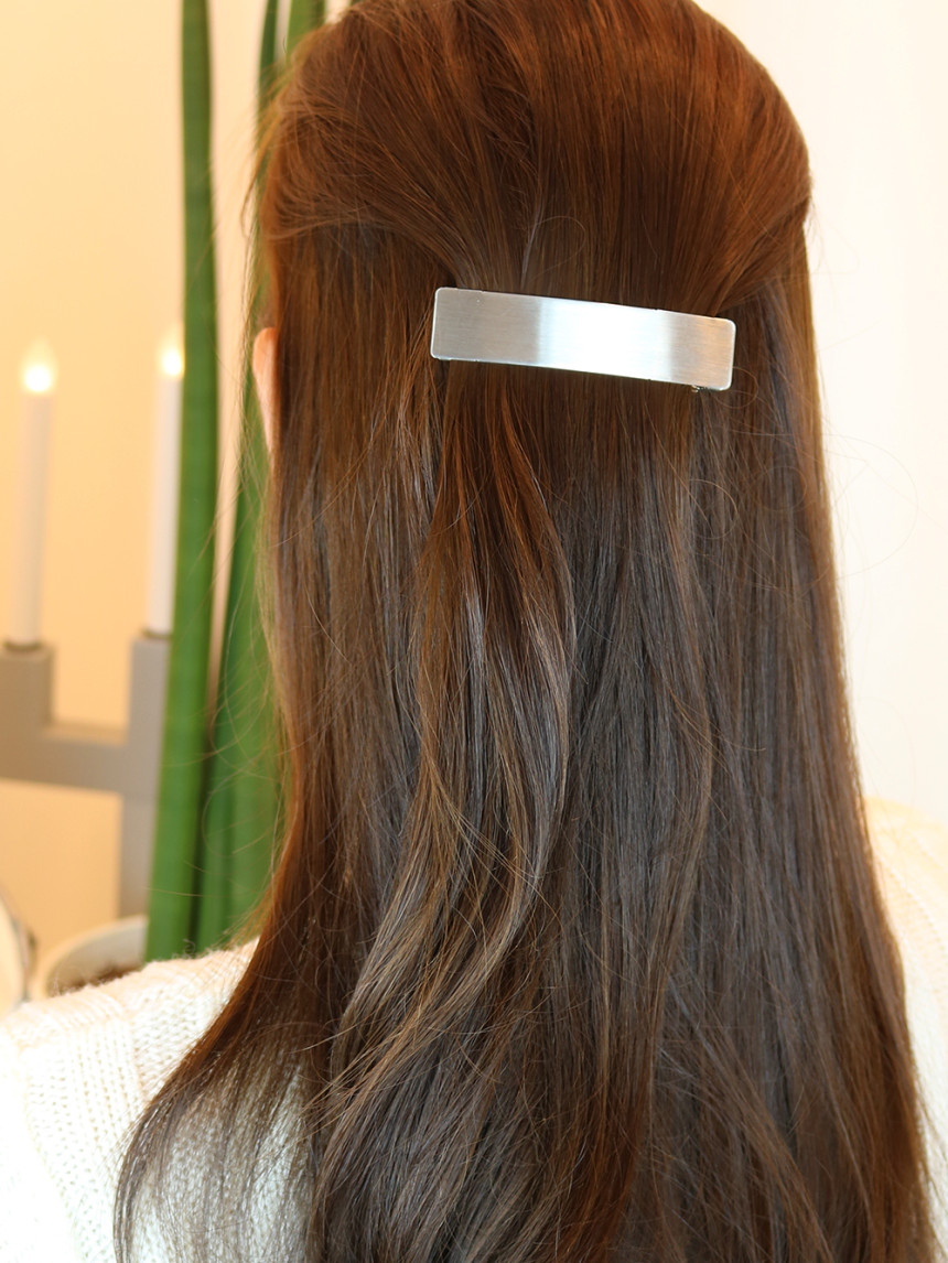 Hair Accessories Modern matte metal automatic hair