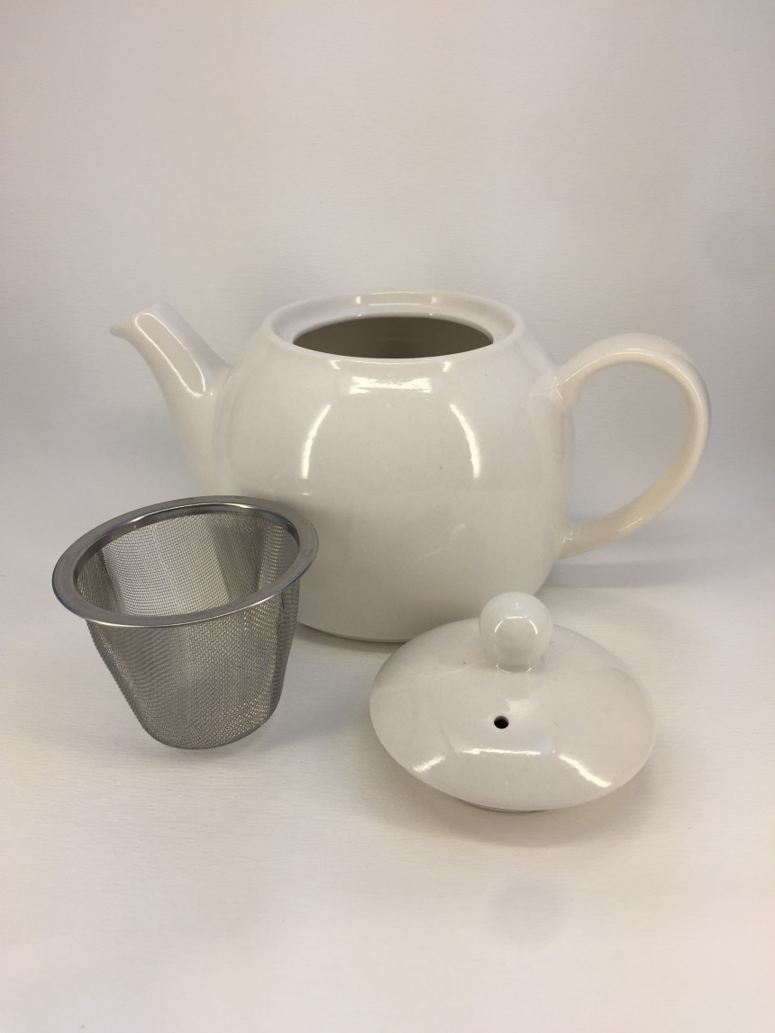 Burgundy Square Tee Koji teapot with hand-held hou