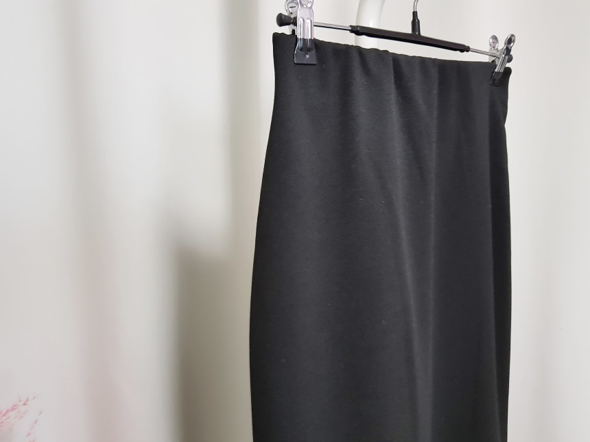 Mermaid Frill Brushed Long Skirt Bending