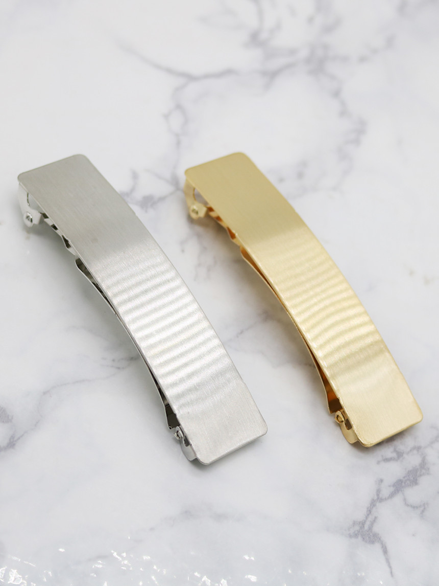 Hair Accessories Modern matte metal automatic hair