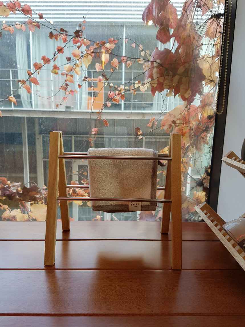 Resizing Natural Wood Folding Dish Clothes Dryer 3