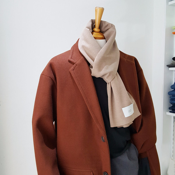 Men's TR Muffler Shawl Coordinating How To Frie