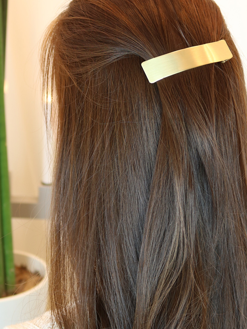 Hair Accessories Modern matte metal automatic hair