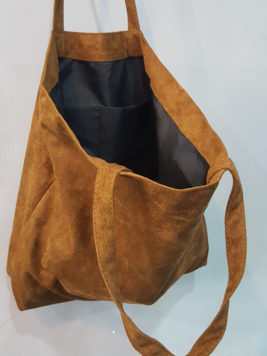Suede Shopper Eco Bag