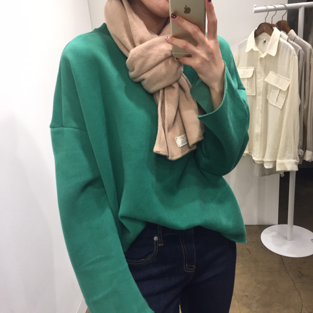 Wool Knit Muffler Women Men Unisex Basic Basic Win