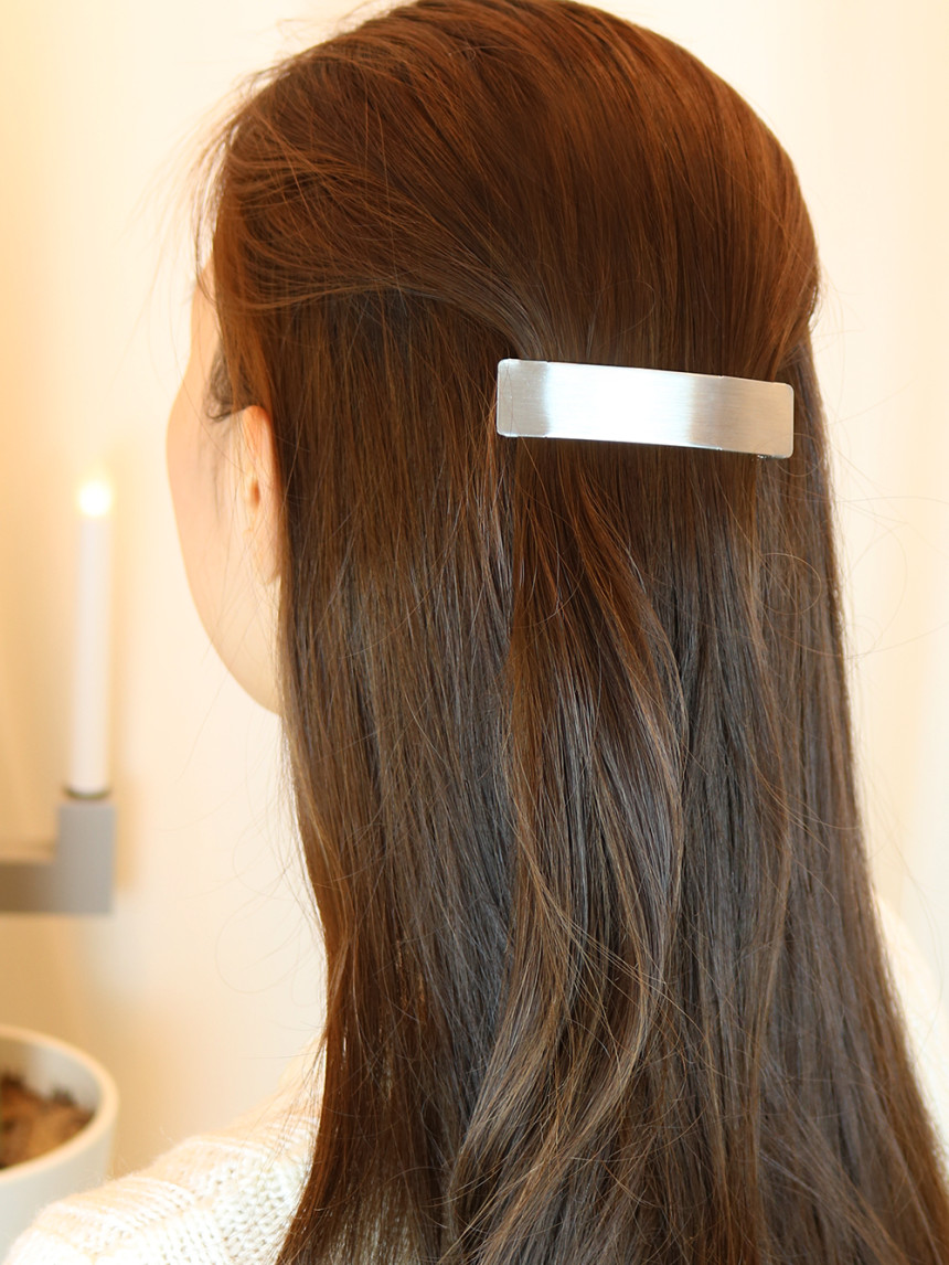 Hair Accessories Modern matte metal automatic hair