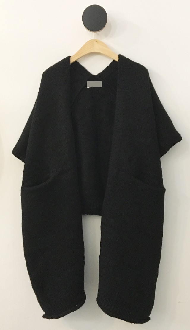 Knit Muffler Longhall Natural Coatable Natural Sha